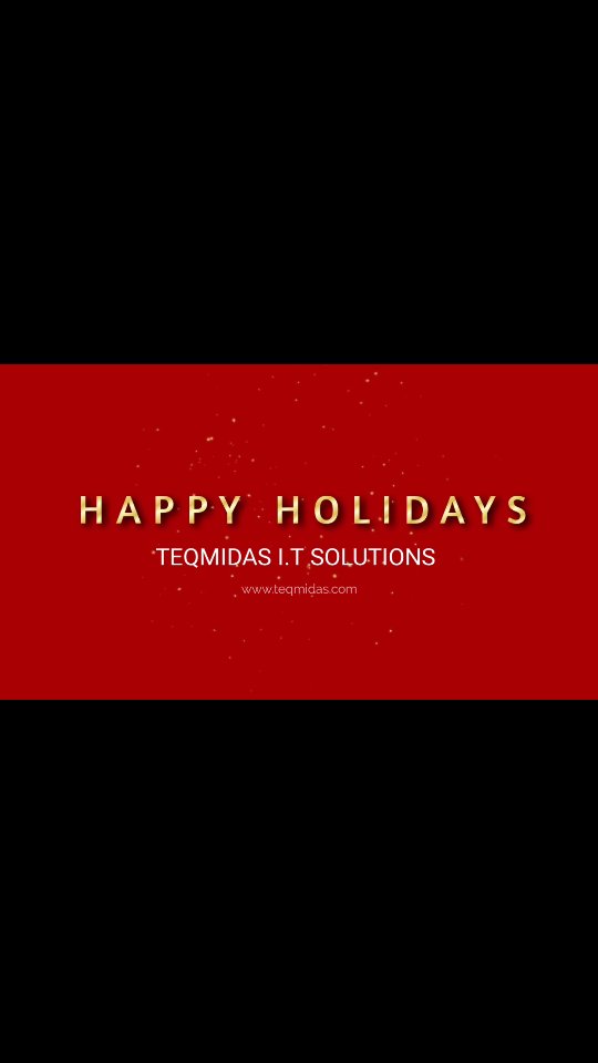 Merry Christmas from all of us at Teqmidas. Wishing you, your family and your businesses continued success and happiness in the coming year. 

#teqmidas #StoreMidas #mcore